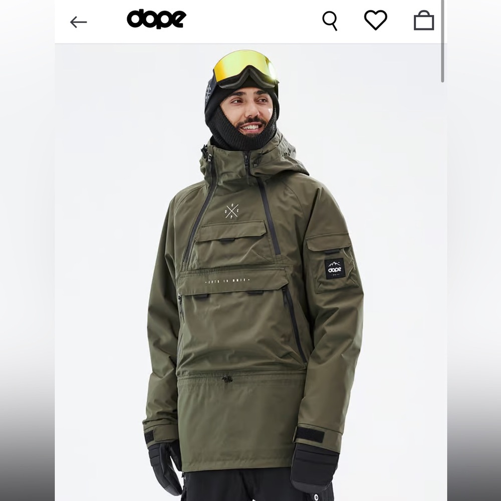 LIKE NEW Dope Snow Snowboarding Jacket